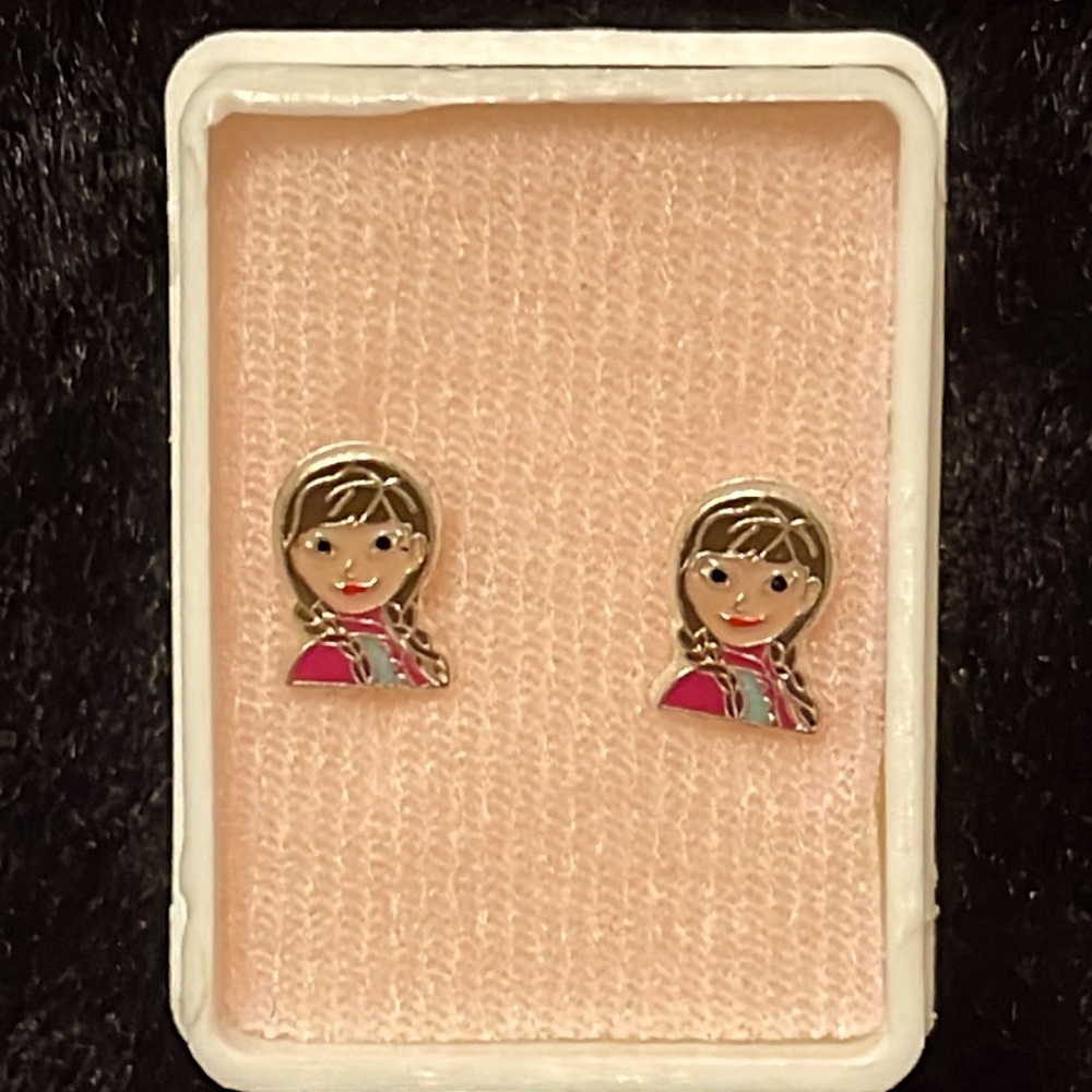 925 Silver FROZEN/ANA* girl earrings.